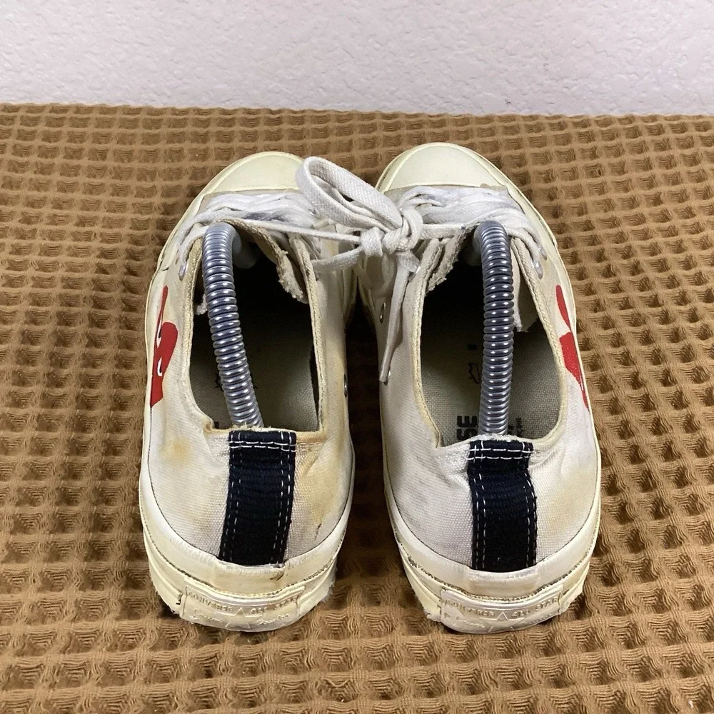 Converse x COMME des GARCONS PLAY Chuck 70 Ox White 150207C Men's 6 Women's 8